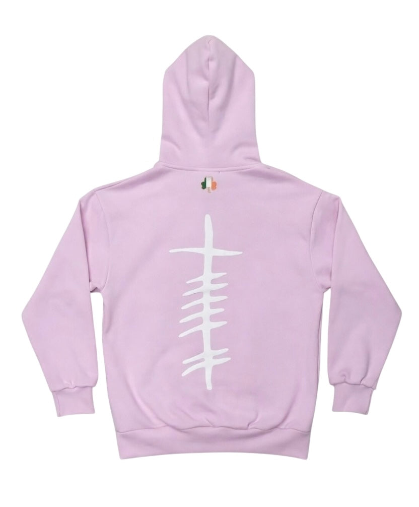 Grá Hoodie - Pink
