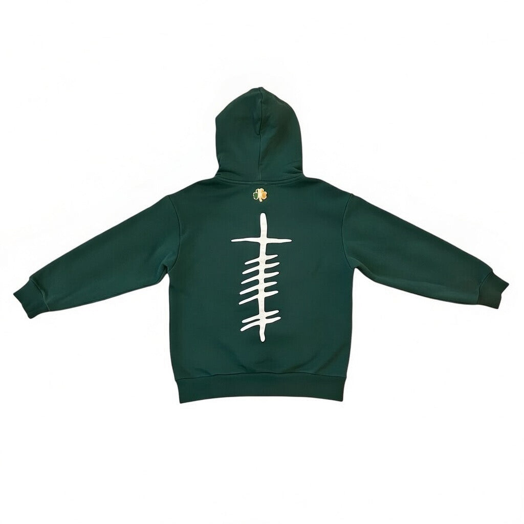 Grá Hoodie - Green