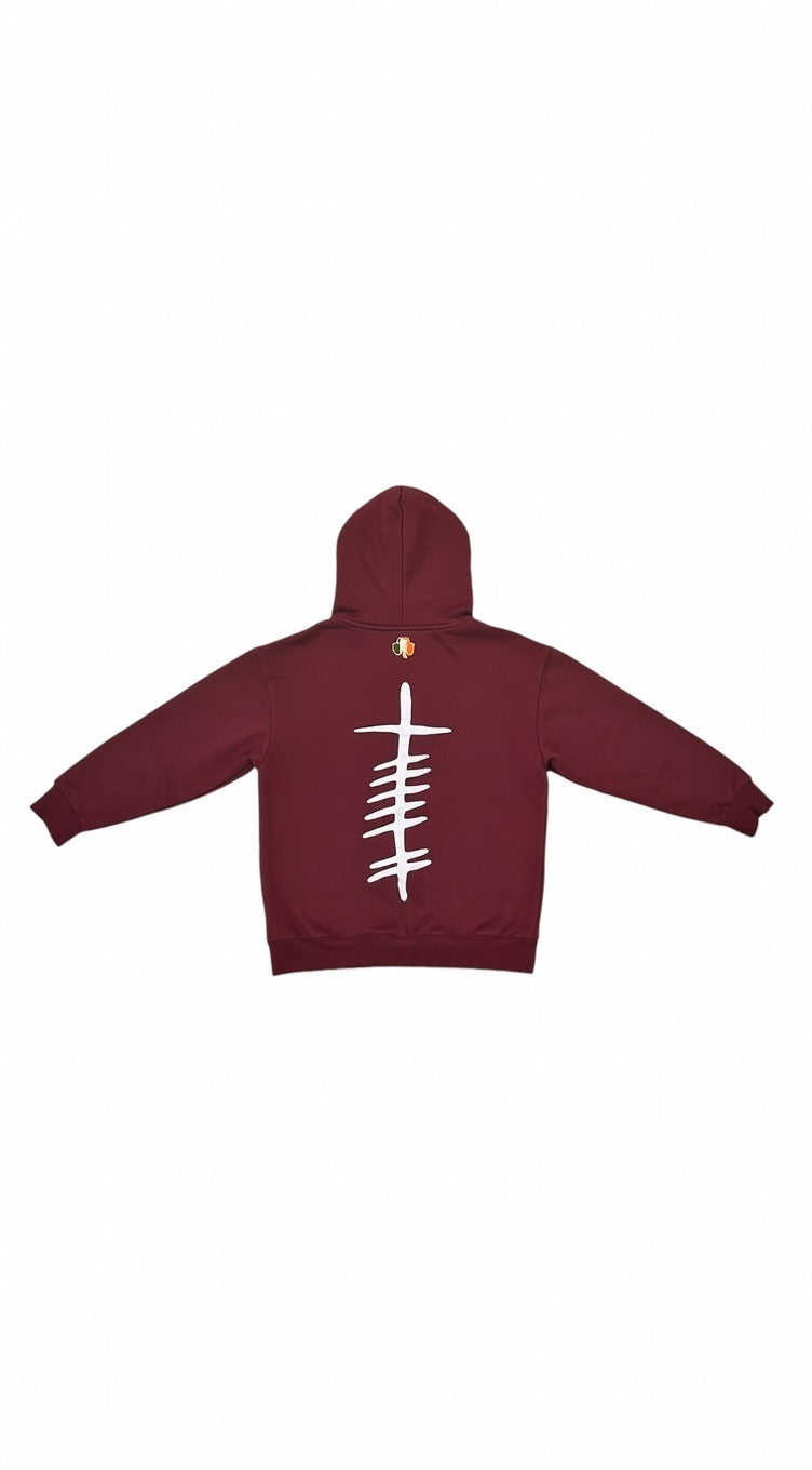 Grá Hoodie - Burgundy