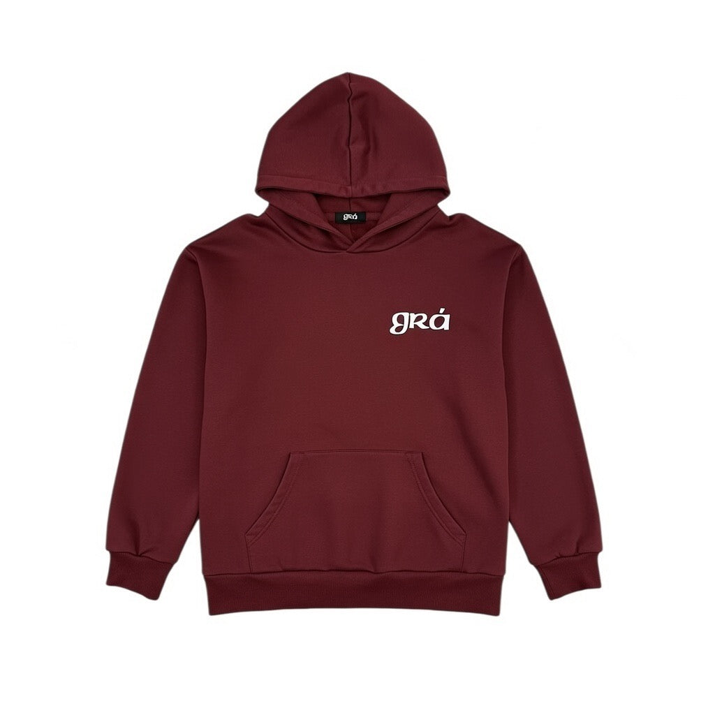 Grá Hoodie - Burgundy