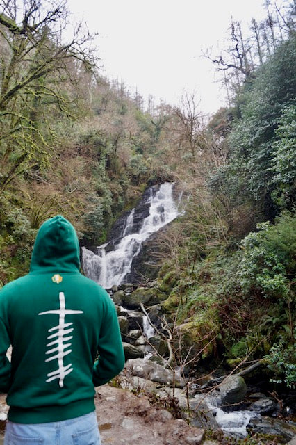 Grá Hoodie - Green