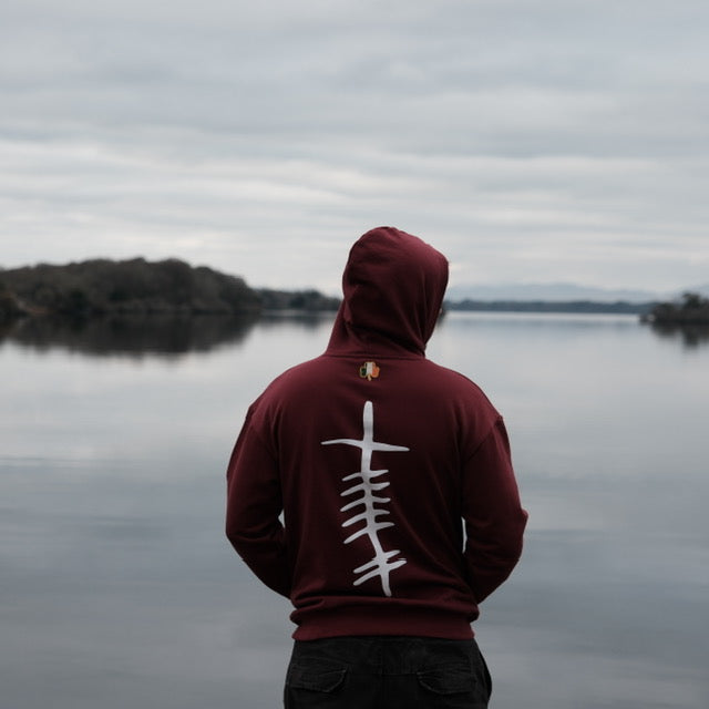 Grá Hoodie - Burgundy
