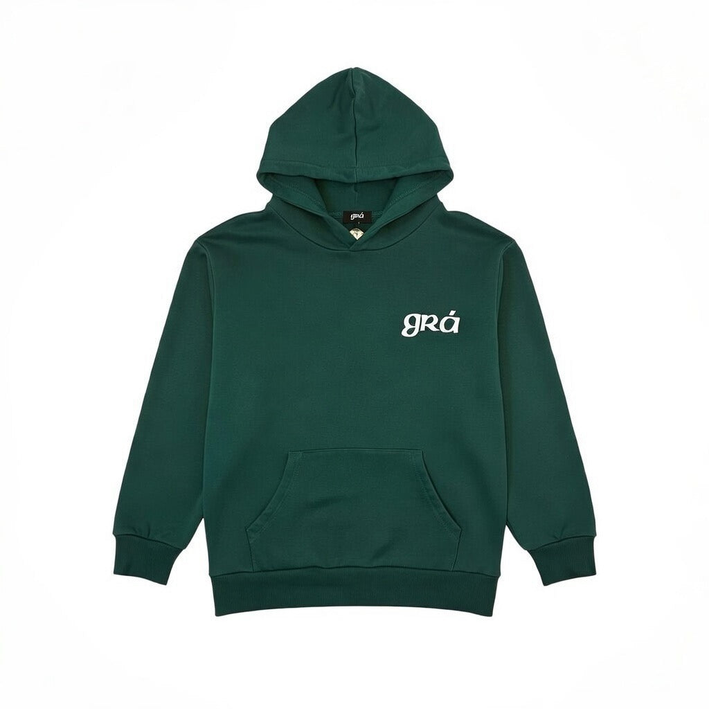 Grá Hoodie - Green